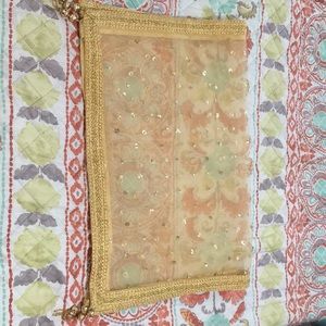 Blue & Gold Indian Attire Lehnga